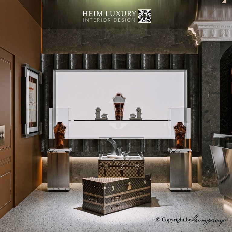 ứng dụng phong cách Luxury vào tiệm trang sức