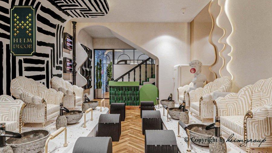 Quy trình thi công nội thất spa trọn gói